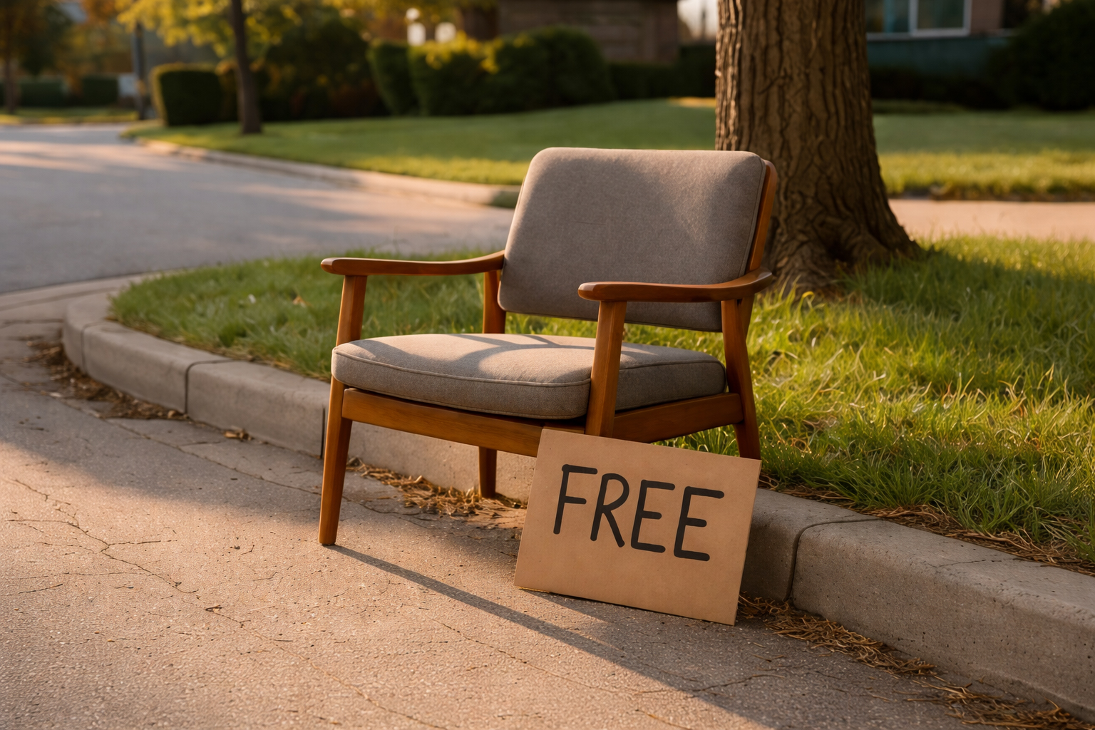 Curbside free item example card