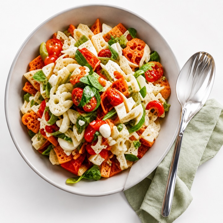Fresh pasta salad preorder dish